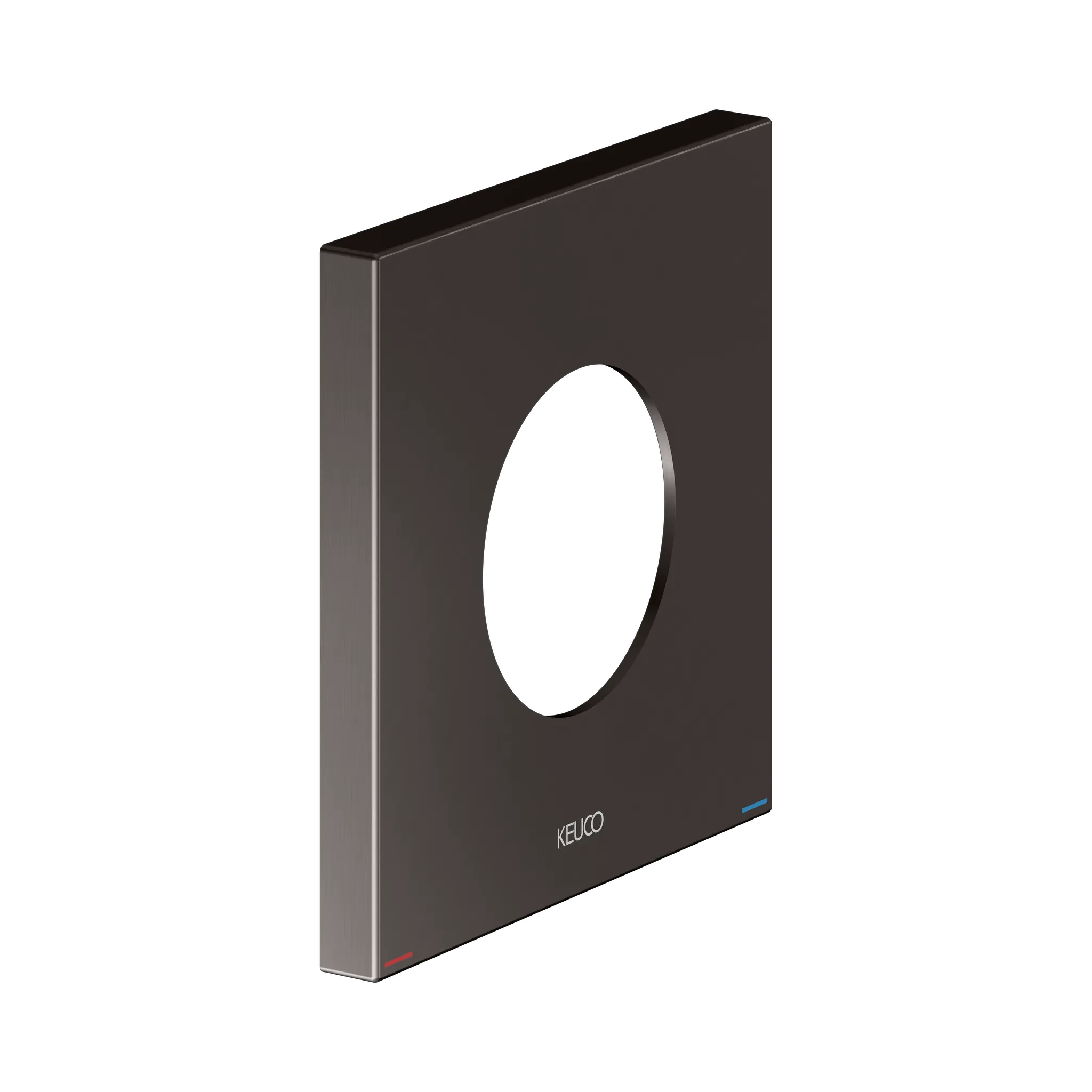 IXMO Wandrosette 105 x 105 mm Titanschwarz geb.