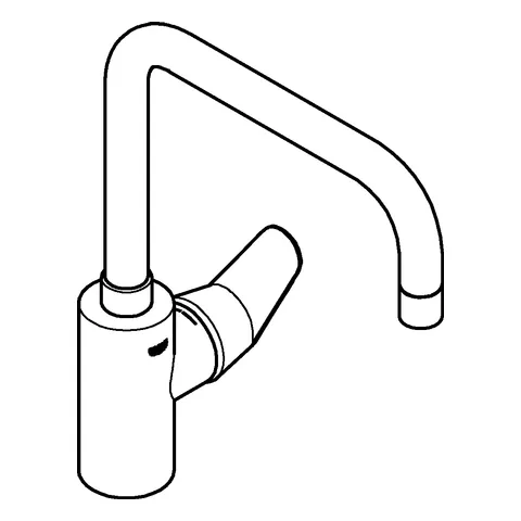 Grohe Eurodisc Cosmopolitan Einhand-Spültischbatterie, ½, hoher Auslauf, Einlochmontage Grohe Eurodisc Cosmopolitan Einhand-Spültischbatterie, ½, hoher Auslauf, Einlochmontage