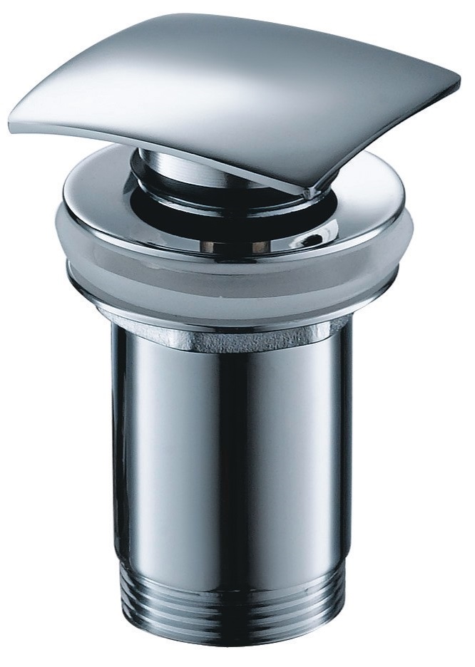 Ablaufgarnitur 1"1/4 AqvaZone - permanent offen - eckiger Stopfen - geeignet für Waschtische mit und ohne Überlauf - chrom Ablaufgarnitur 1"1/4 AqvaZone - permanent offen - eckiger Stopfen - geeignet für Waschtische mit und ohne Überlauf - chrom
