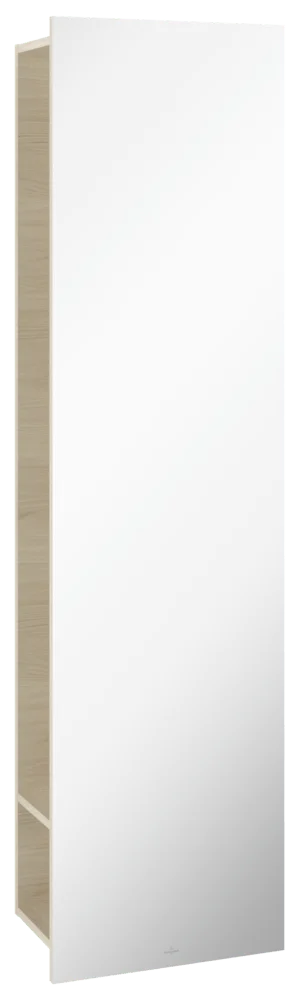 Villeroy & Boch Spiegelregal Subway 3.0, eckig, White Oak, 450 x 1700 x 300 mm