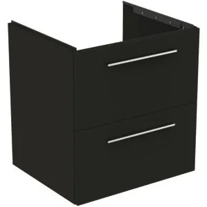 Ideal Standard Möbelwaschtischunterschrank i.life B 2 Auszüge 600x505x630mm Carbongrau matt Ideal Standard Möbelwaschtischunterschrank i.life B 2 Auszüge 600x505x630mm Carbongrau matt