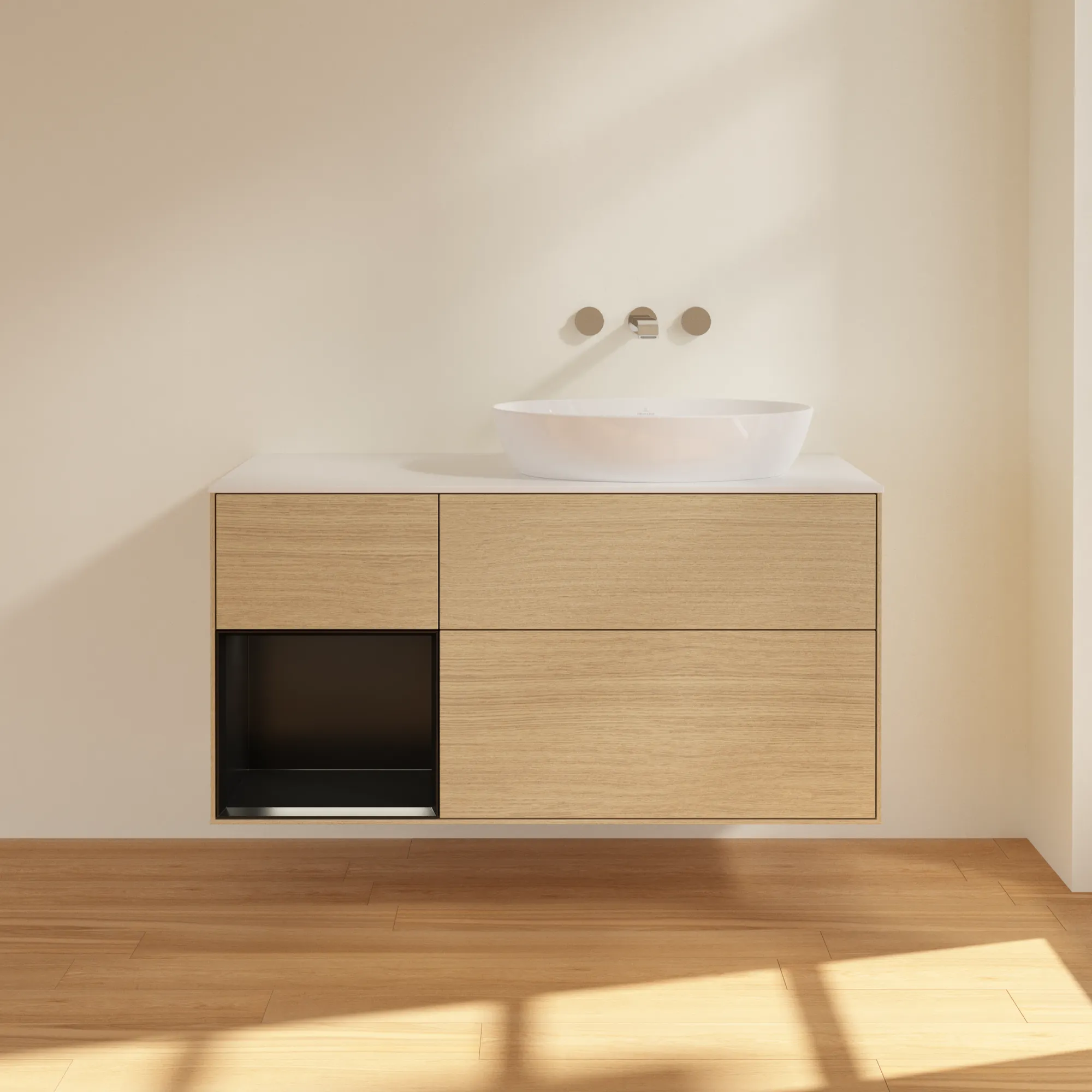Villeroy & Boch Finion FA4 Waschbeckenunterschrank 1200x603x501mm mit Beleuchtung
