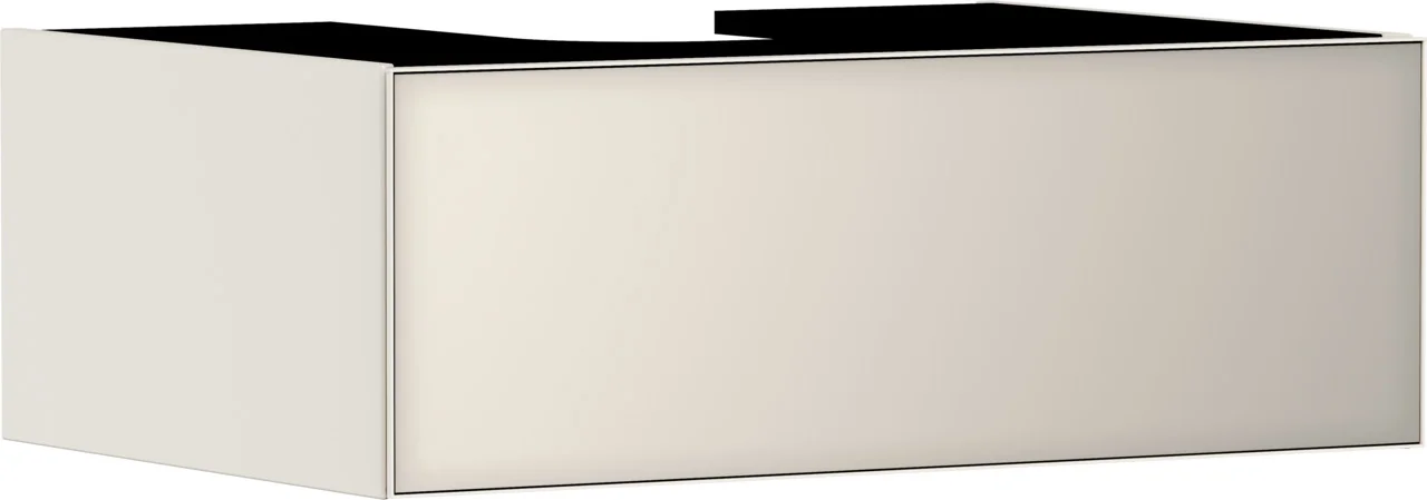 Hansgrohe Xevolos E Waschtischunterschrank Sandbeige Matt, 780x550 mm, 1 Schubkasten, grifflos mit PushOpen, SoftClose, Wandmontage Hansgrohe Xevolos E Waschtischunterschrank Sandbeige Matt, 780x550 mm, 1 Schubkasten, grifflos mit PushOpen, SoftClose, Wandmontage