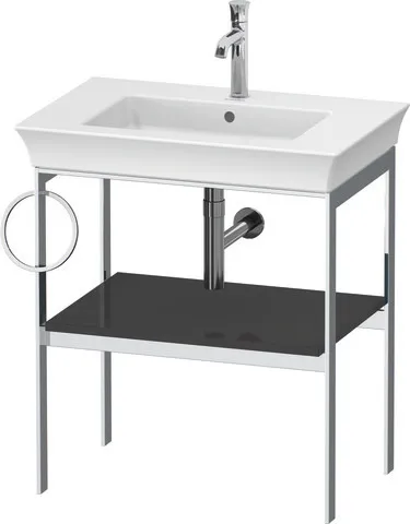 Duravit Konsole „White Tulip“ in Graphit Hochglanz