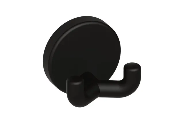 HEWI Doppelhaken Serie 801 matt Tiefschwarz