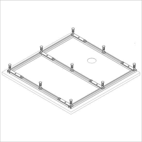 Hoesch Untergestell für Duschwanne „Muna“ 4226, 4280, 4281 120 × 120 cm