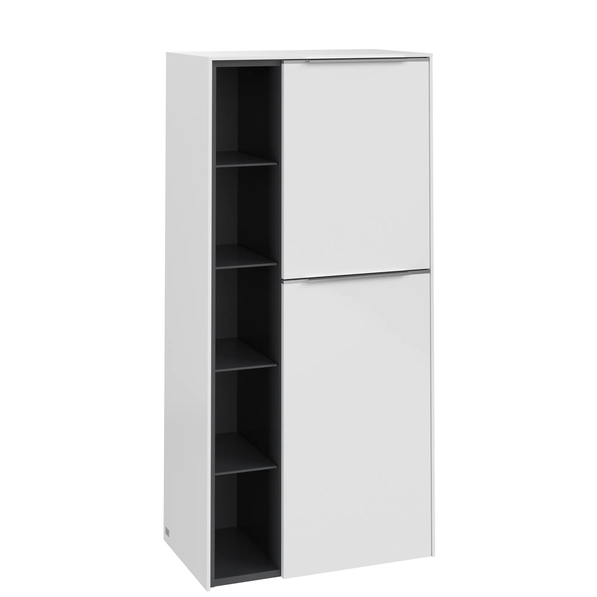 Villeroy & Boch Mittelschrank „Subway 3.0“ 57,4 × 120 × 36,2 × 36,2 cm 2 Türen, Anschlag (Scharnier) rechts, 2 Türen, Anschlag rechts