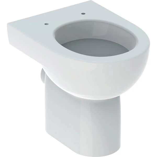 Stand-Flachspül-WC „Renova“ 35,5 × 41 × 47,5 cm, mit Spülrand