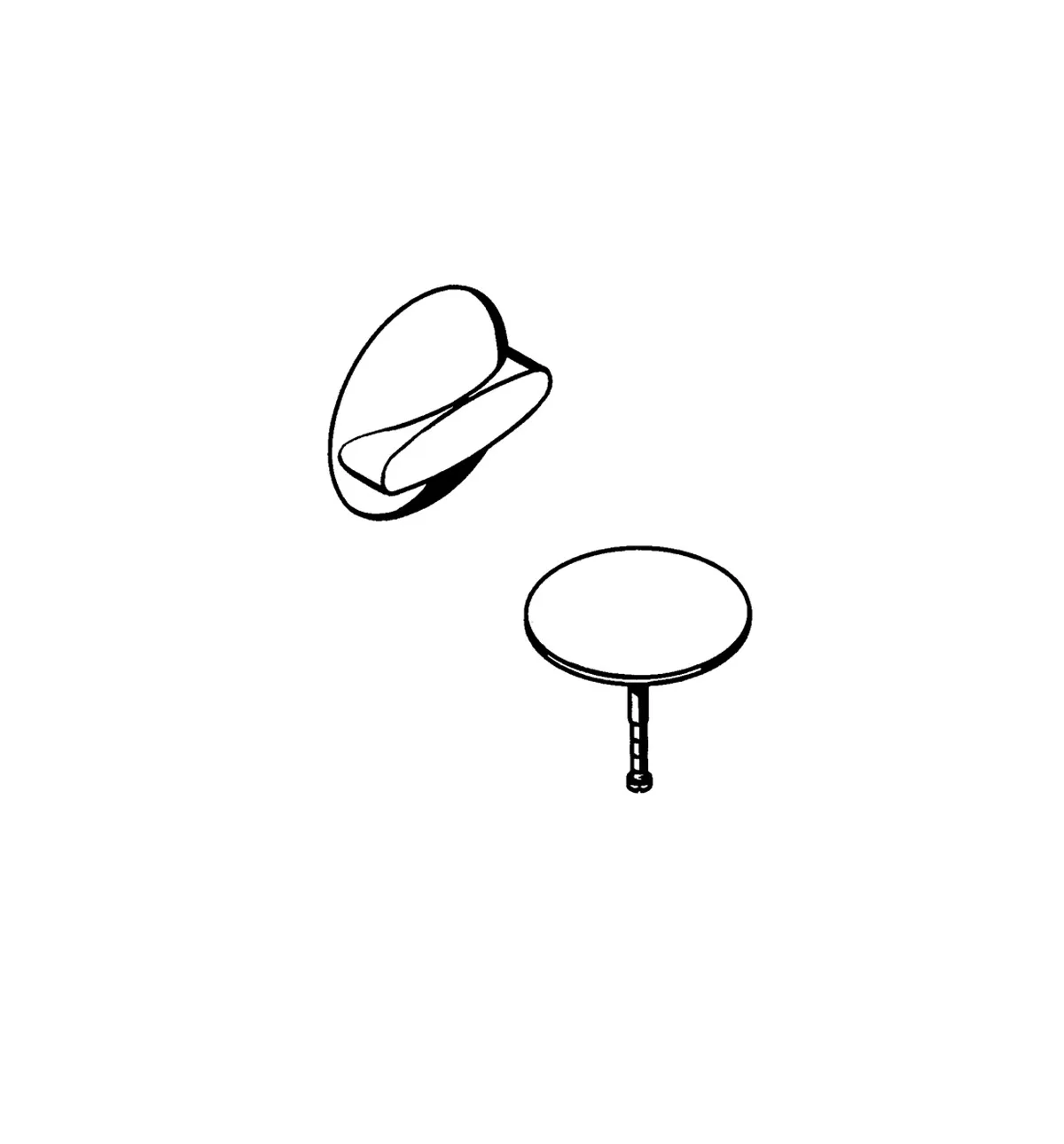 Ab-u.Überlaufgarnitur Flexaplus F-Set (Griff u.Stopfen) chrom Ab-u.Überlaufgarnitur Flexaplus F-Set (Griff u.Stopfen) chrom