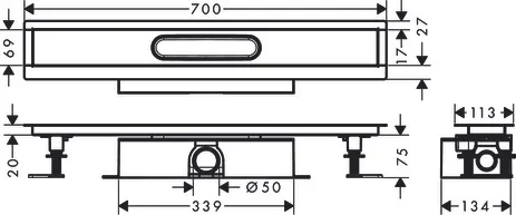 Komplettset uBox universal für Standardinstall.700mm für DR FS Komplettset uBox universal für Standardinstall.700mm für DR FS