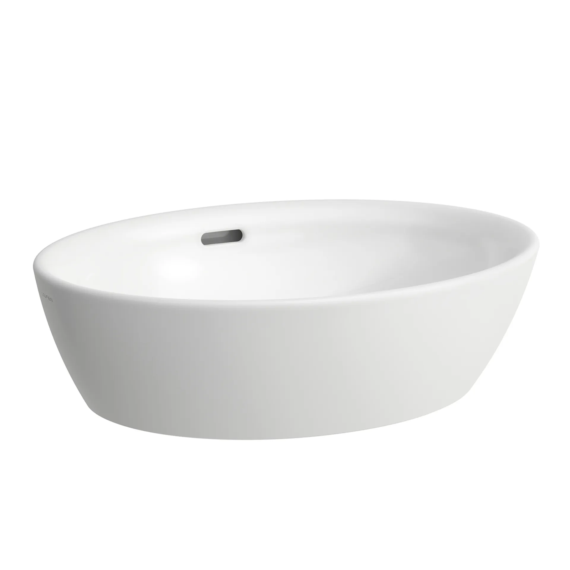 Waschtisch-Schale PRO B 390x520x175 ohne Hahnloch mit Überlauf weiß