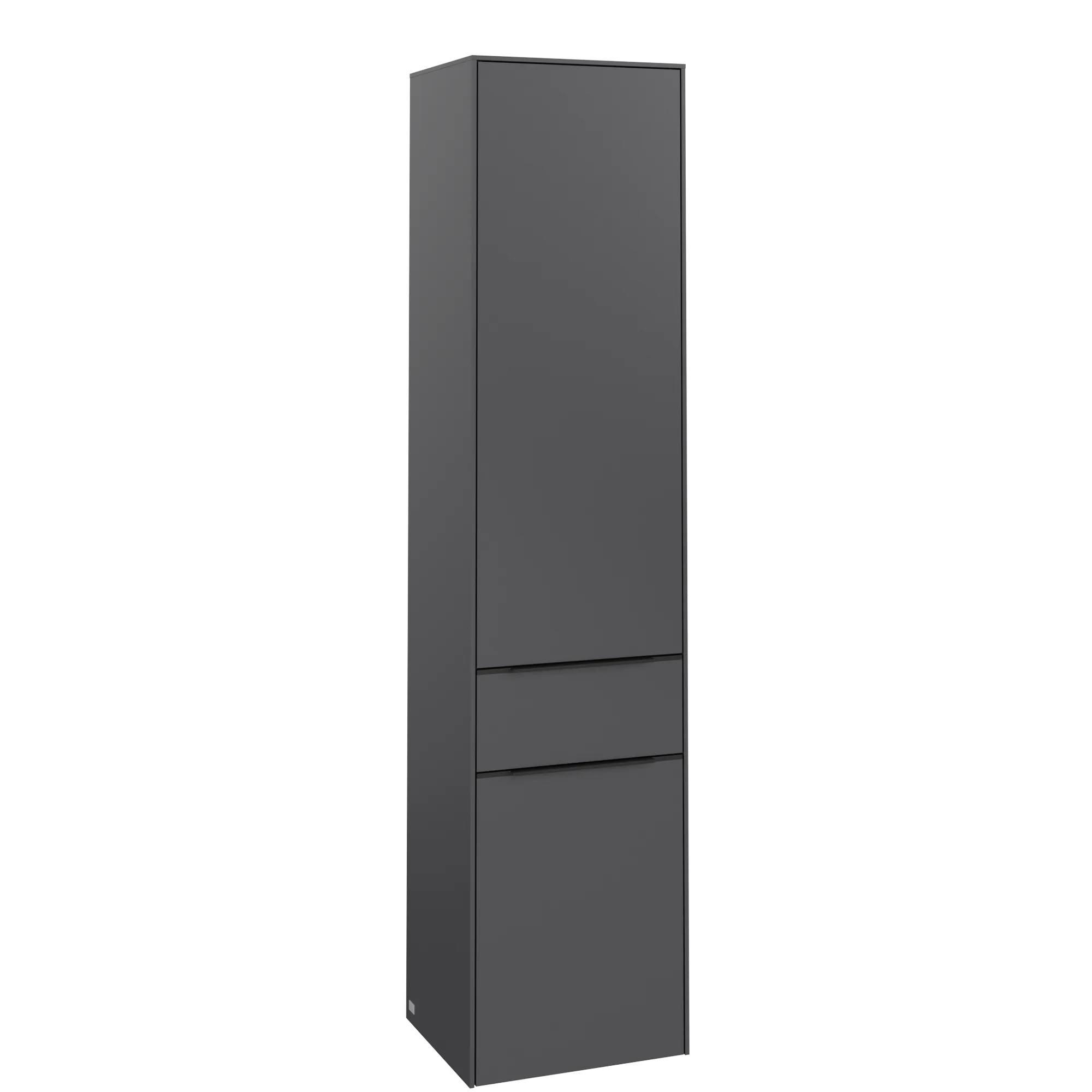Villeroy & Boch Hochschrank mit Schublade „Subway 3.0“ 40 × 171 × 36,2 × 36,2 cm 2 Türen, 1 Auszug, 1 × fixer Fachboden, Anschlag: links, 3 × Glasfachboden, 2 Türen, Anschlag links