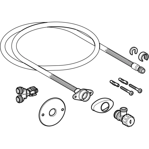 Wasseranschlussset für UP-Spülkästen 12 cm, für AquaClean Tuma WC-Aufsätze Wasseranschlussset für UP-Spülkästen 12 cm, für AquaClean Tuma WC-Aufsätze