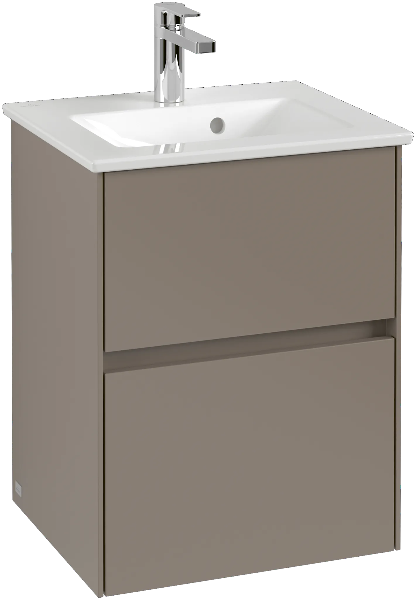 Villeroy & Boch Waschtischunterschrank „Collaro“ 472 × 610 × 404 mm Graphite, mit Beleuchtung, für Becken mittig Villeroy & Boch Waschtischunterschrank „Collaro“ 472 × 610 × 404 mm Graphite, mit Beleuchtung, für Becken mittig