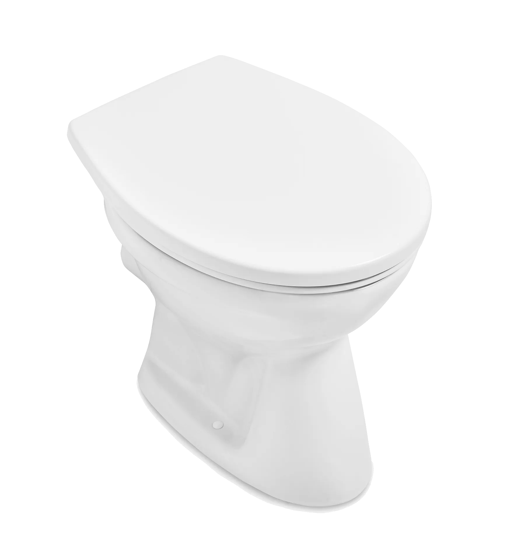 Tiefspül-WC spülrandlos O.novo 7618R0, 360 x 475 x 400 mm, Oval, bodenstehend, Abgang waagerecht, Weiß Alpin Tiefspül-WC spülrandlos O.novo 7618R0, 360 x 475 x 400 mm, Oval, bodenstehend, Abgang waagerecht, Weiß Alpin