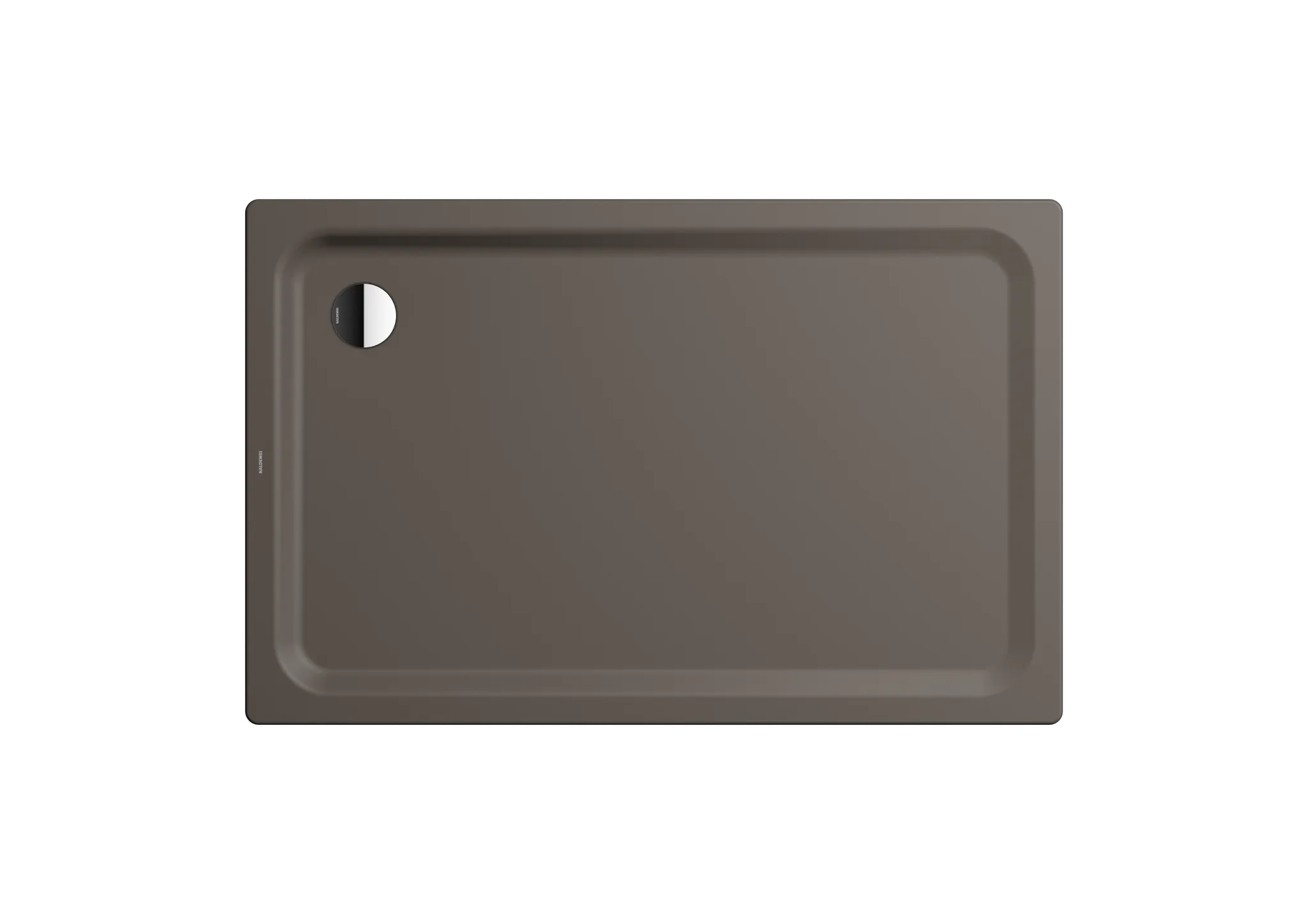 Kaldewei rechteck Duschwanne „Superplan Classic“ 90 × 140 cm ohne Oberflächenbeschichtung, ohne Oberflächenveredelung, in warm grey 80