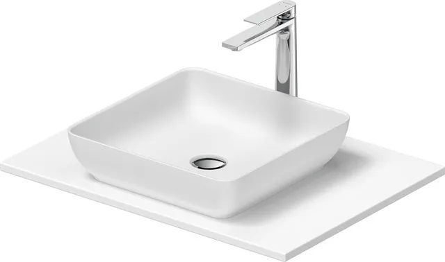 Waschbecken „Sivida“ Waschtisch mit Konsole 12,3 cm in Weiß (matt) Waschbecken „Sivida“ Waschtisch mit Konsole 12,3 cm in Weiß (matt)