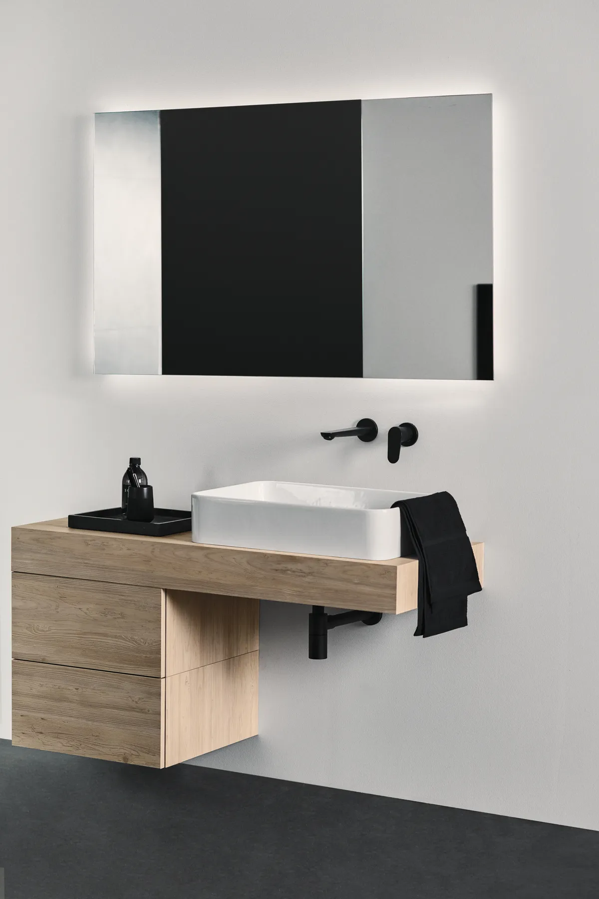 Wand-Waschtischarmatur Cerafine O Ausladung 224mm Chrom Wand-Waschtischarmatur Cerafine O Ausladung 224mm Chrom