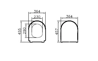 Integra WC-Sitz Slim mit Absenkautomatik Duroplast Weiß Hochglanz Integra WC-Sitz Slim mit Absenkautomatik Duroplast Weiß Hochglanz