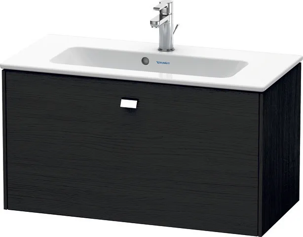 Duravit Waschtischunterschrank wandhängend „Brioso“ 82 × 44,2 × 38,9 cm in Eiche Schwarz