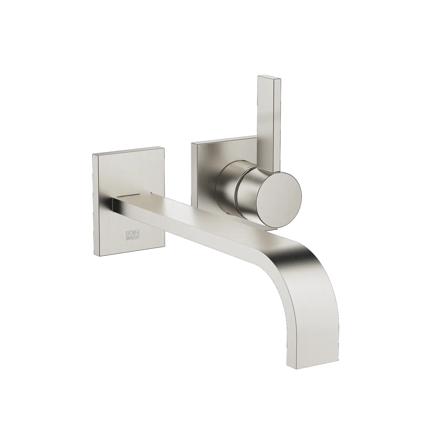 Dornbracht MEM Waschtisch-Wand-Einhandbatterie ohne Ablaufgarnitur Platin gebürstet