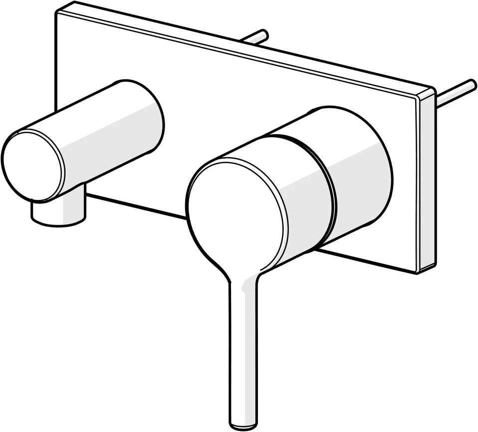 HansaVANTIS Style Duscharmatur, Einhebelmischer, Chrom HansaVANTIS Style Duscharmatur, Einhebelmischer, Chrom