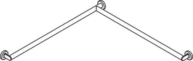 Dusch-, WannenhandlaufEdelstahl, PVD, waagerechte Längen 947 mm, 70 mm tief, Stangendurchmesser 32 mm, Ausführung rechts, in Farbe CK (messing glänzend) Dusch-, WannenhandlaufEdelstahl, PVD, waagerechte Längen 947 mm, 70 mm tief, Stangendurchmesser 32 mm, Ausführung rechts, in Farbe CK (messing glänzend)