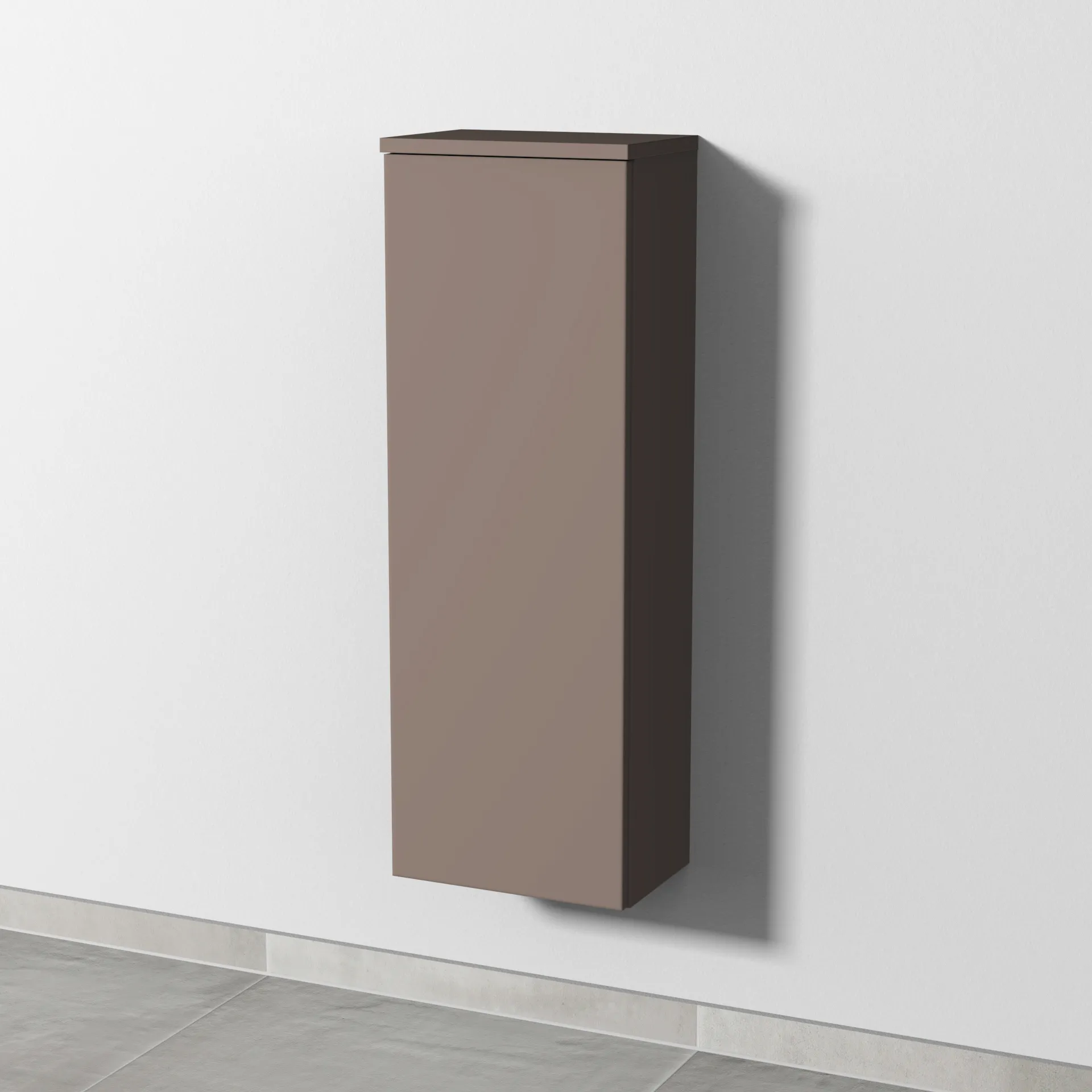 Sanipa Mittelschrank „3way“ 300 × 850 × 199 mm Anschlag links, in Taupe (matt), Anschlag links