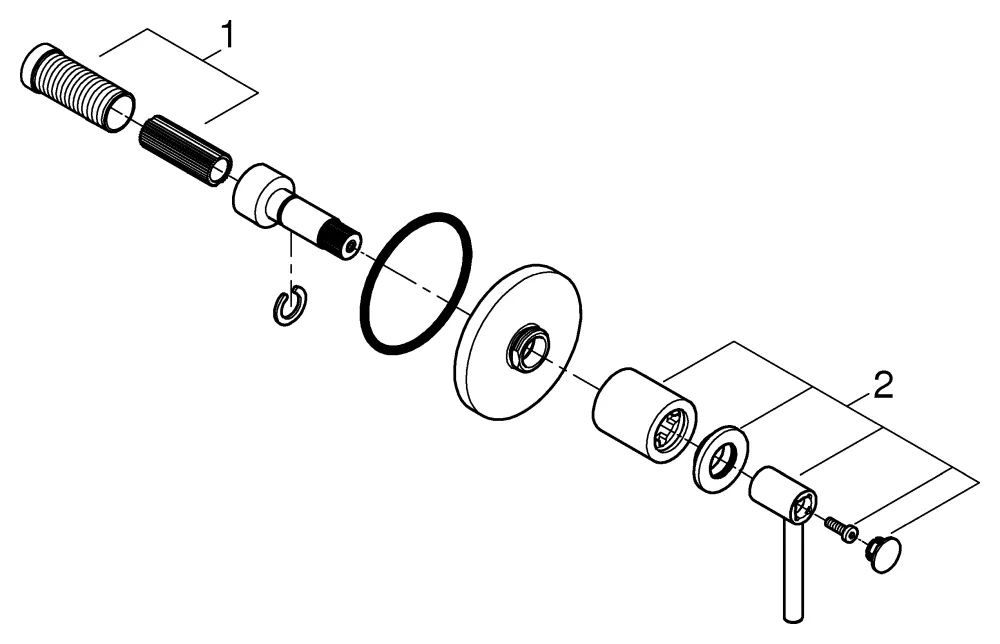 Grohe Atrio UP-Ventil Oberbau warm sunset Grohe Atrio UP-Ventil Oberbau warm sunset