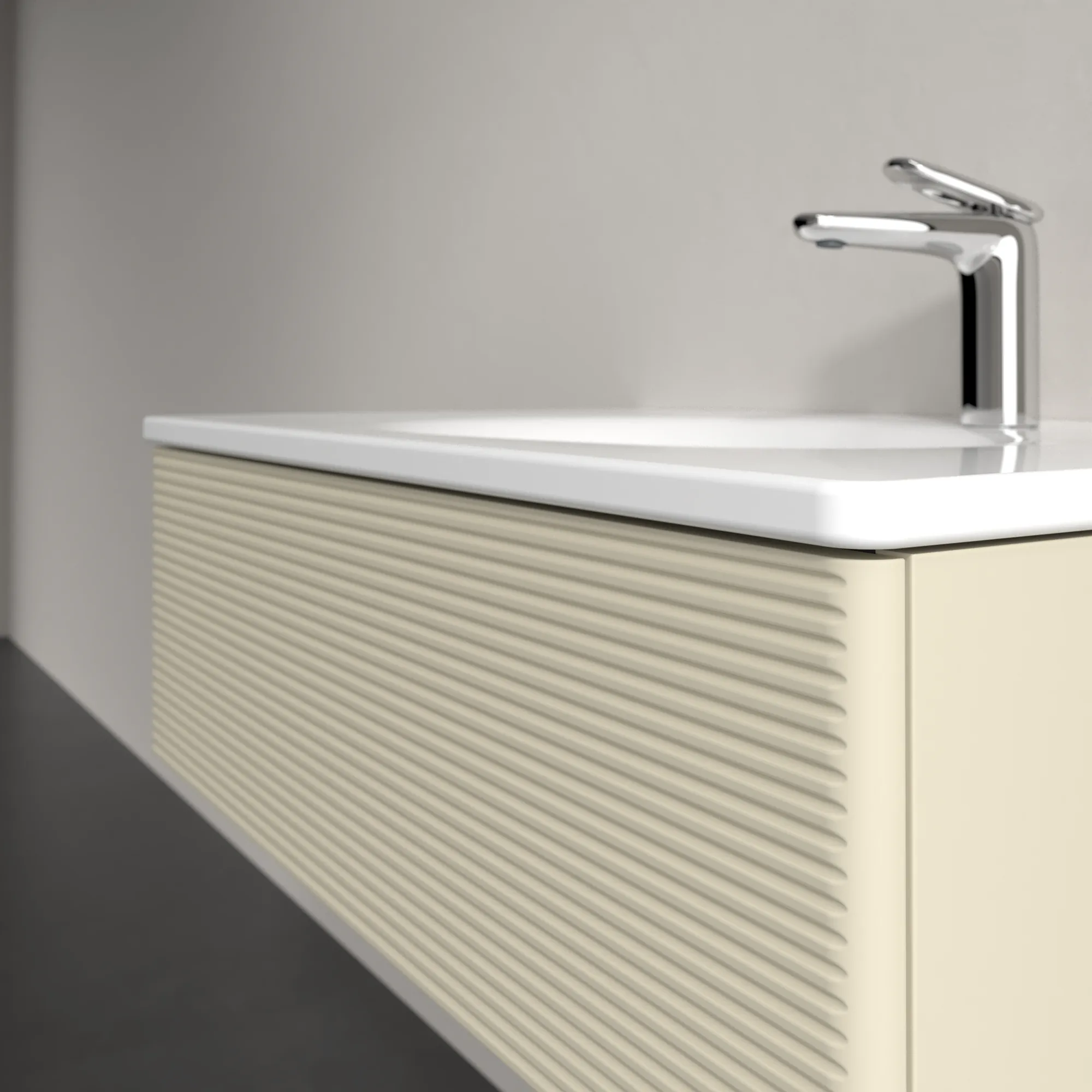 Villeroy & Boch Antao Waschbeckenunterschrank K01, 788x256x496 mm, Silk Grey Matt Villeroy & Boch Antao Waschbeckenunterschrank K01, 788x256x496 mm, Silk Grey Matt