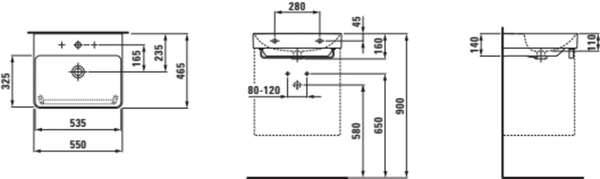 Pro X Aufsatz-WT 81086.2 1HL mÜL 550x465, weiß