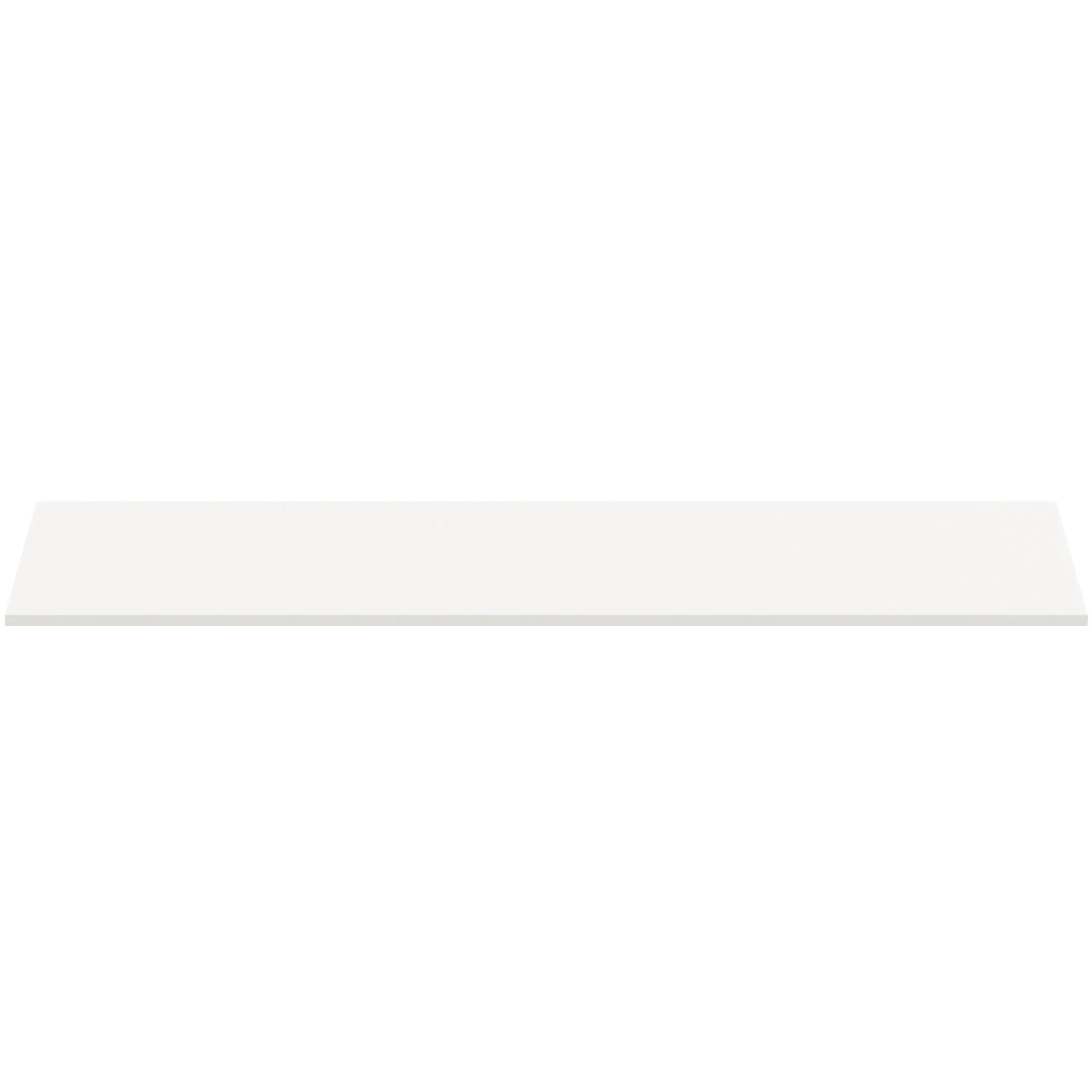 Waschtischplatte i.life B ohne Ausschnitt 1604x506x18mm Weiß matt