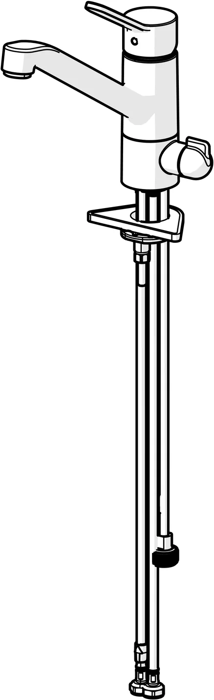 HansaPRIMO Einhebelmischer Küchenarmatur mit Spülmaschinenventil 4950, Ausladung 210 mm, DN15, Chrom HansaPRIMO Einhebelmischer Küchenarmatur mit Spülmaschinenventil 4950, Ausladung 210 mm, DN15, Chrom