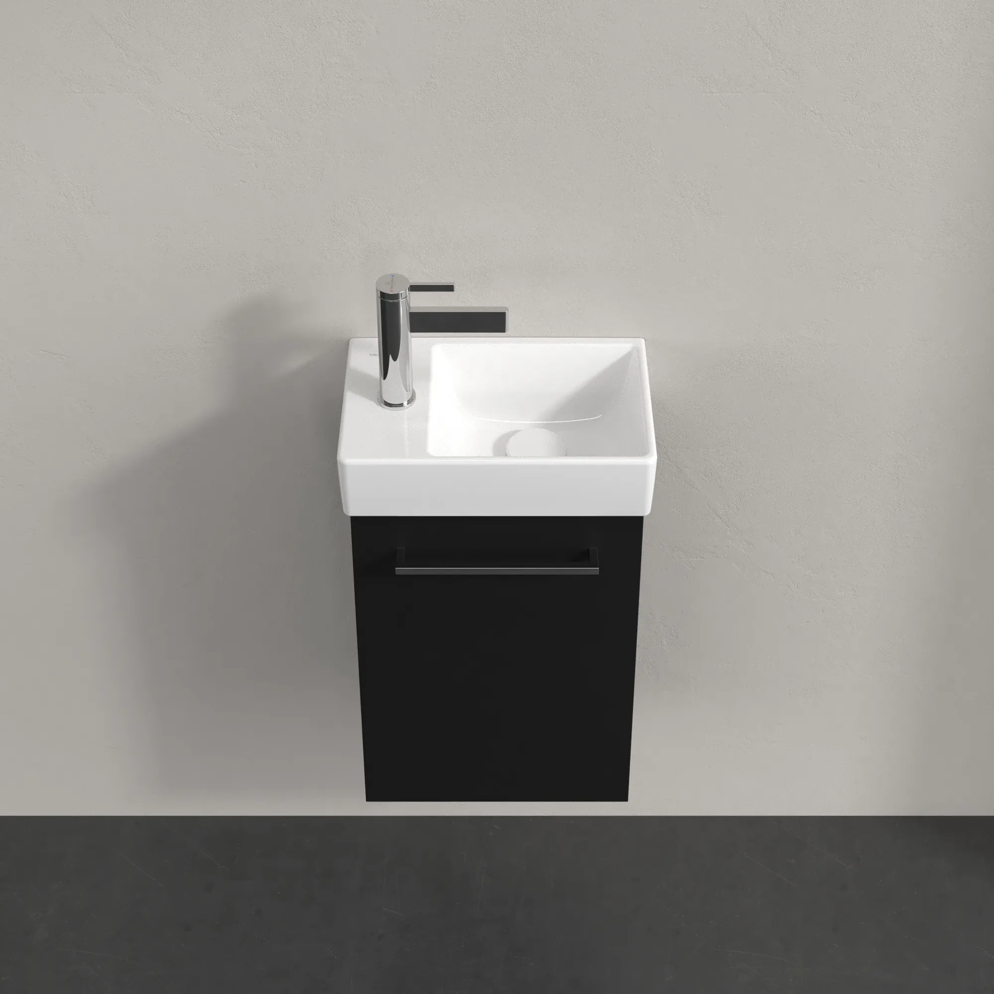 Villeroy & Boch Avento Waschbeckenunterschrank 340x514x234mm Volcano Black