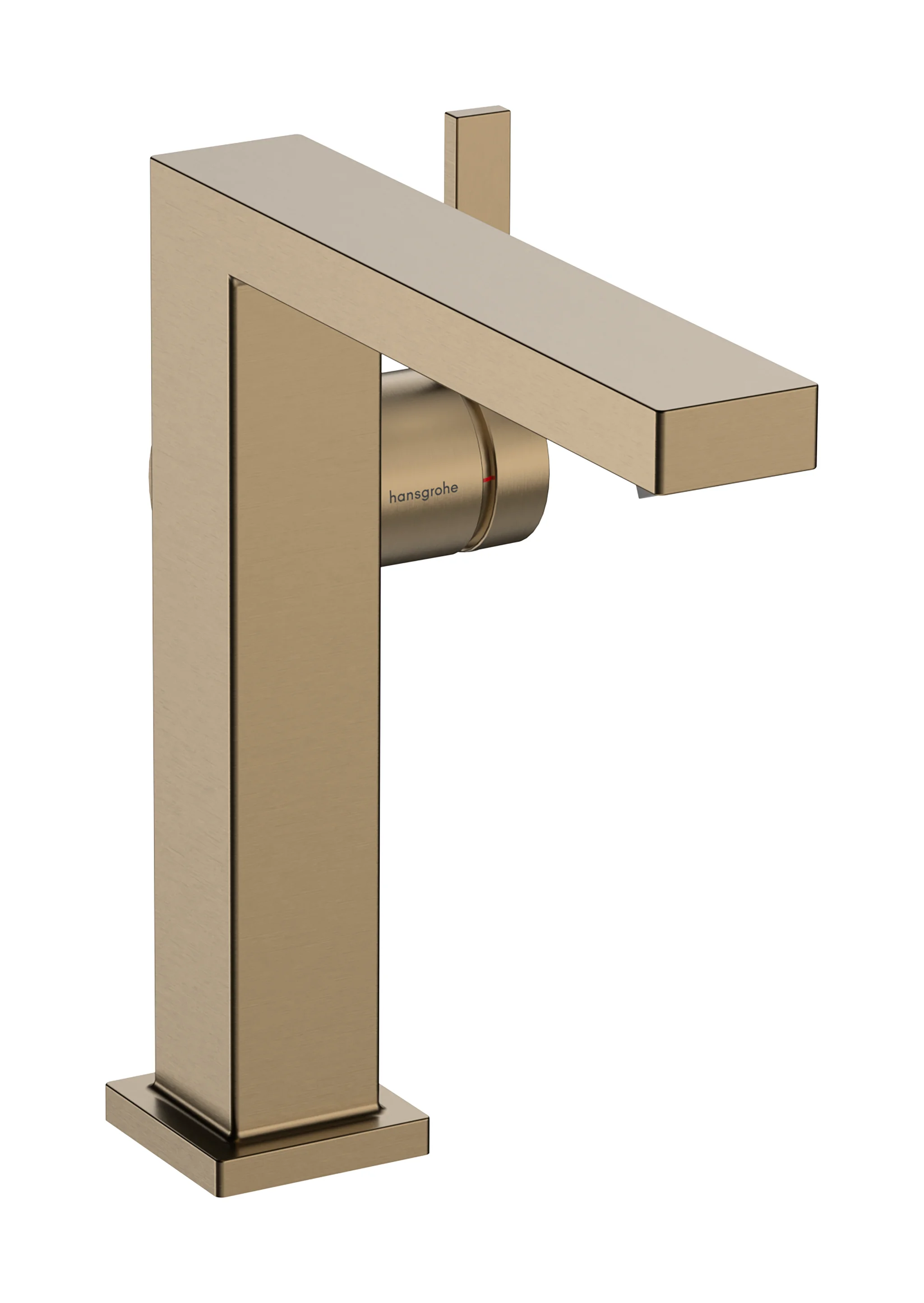 Hansgrohe Tecturis E Einhebel-Waschtischmischer 150 Fine CoolStart EcoSmart+ mit Push-Open Ablaufgarnitur, Brushed Bronze