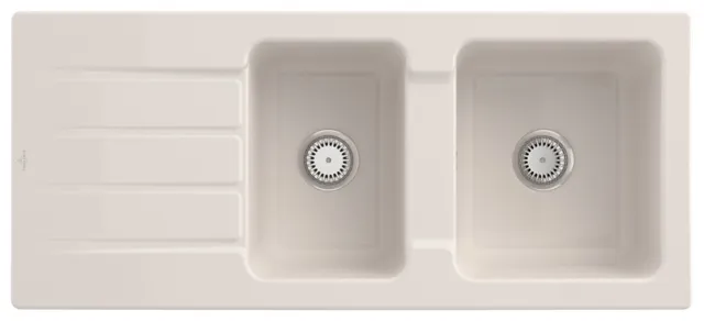 Villeroy & Boch Einbau-Küchenspülbecken „Architectura“ 80 1160 × 510 × 220 mm in Crema