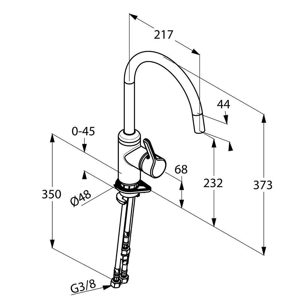 Kludi BINGO STAR Spültisch-EHM DN 15 Niederdruck Edelstahl Kludi BINGO STAR Spültisch-EHM DN 15 Niederdruck Edelstahl