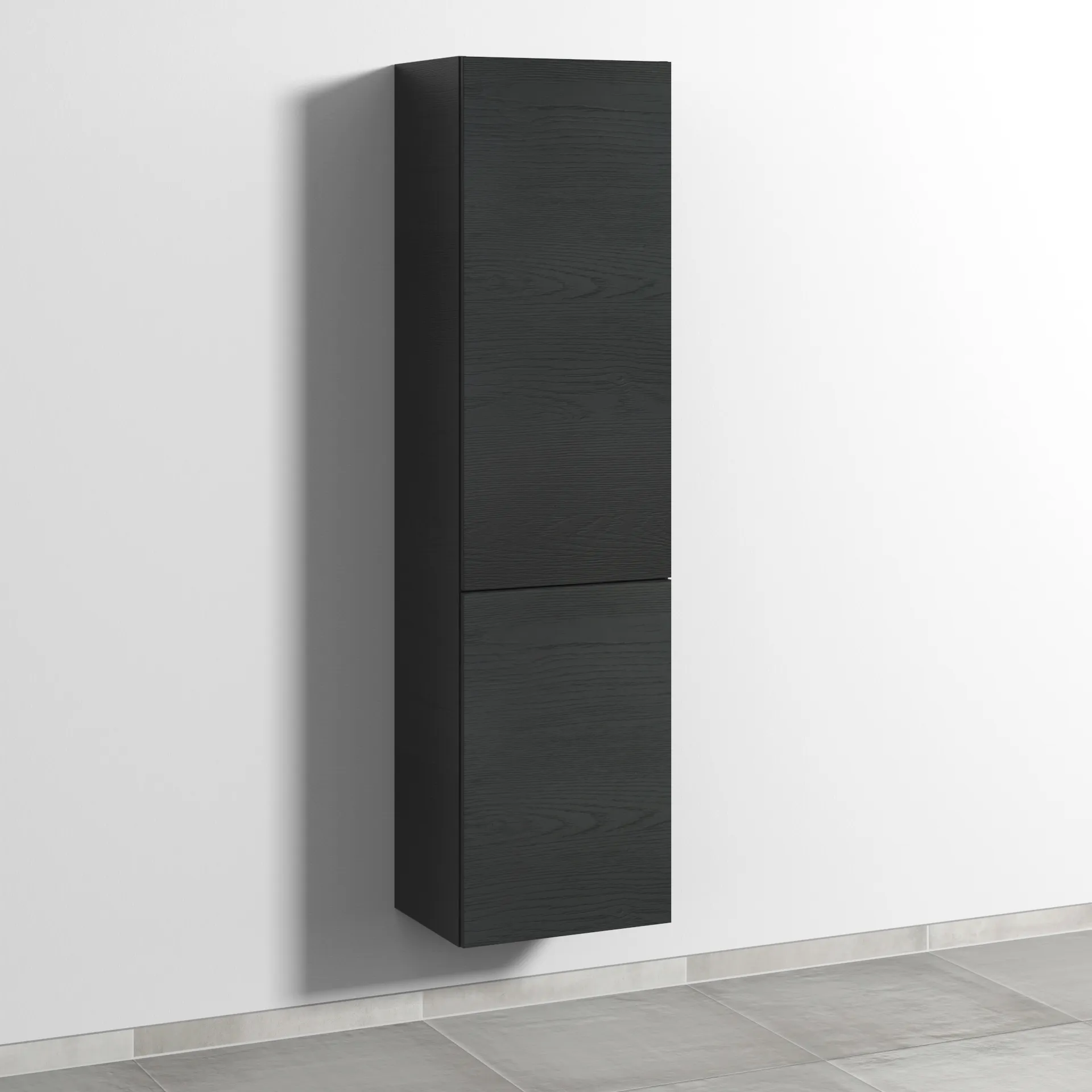 Sanipa Stauraumschrank „3way“ 450 × 1700 × 345 mm Anschlag rechts, in Black Oak, Anschlag rechts