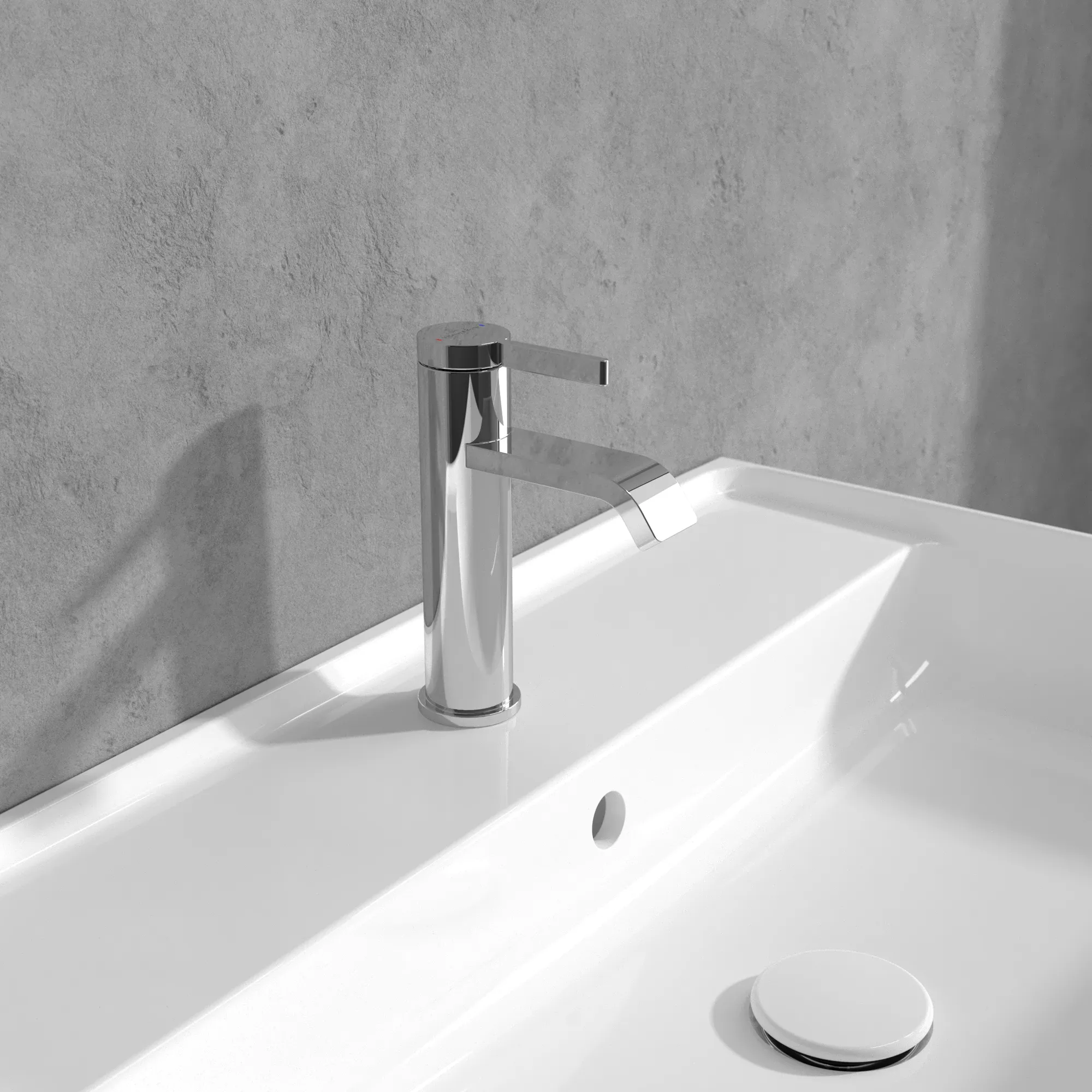Villeroy & Boch Dawn Einhebel-Waschtischarmatur TVW106103152, 38 x 166 x 123 mm, Chrom Villeroy & Boch Dawn Einhebel-Waschtischarmatur TVW106103152, 38 x 166 x 123 mm, Chrom