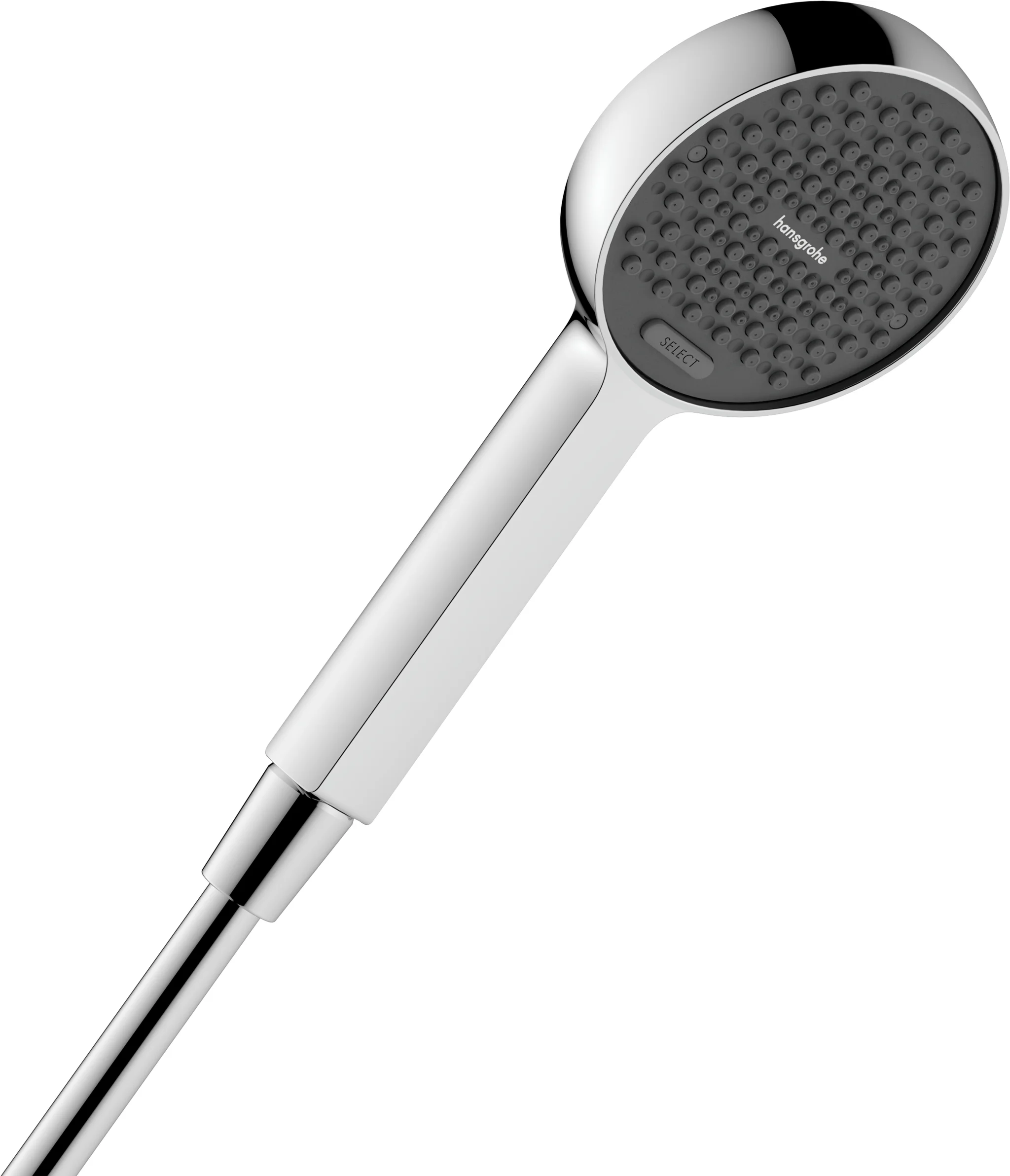 Hansgrohe Activera Select S Handbrause 95 mm, Chrom, Rain & ImpactRain Strahlarten, EcoSmart mit Booster, 8 l/min Durchfluss