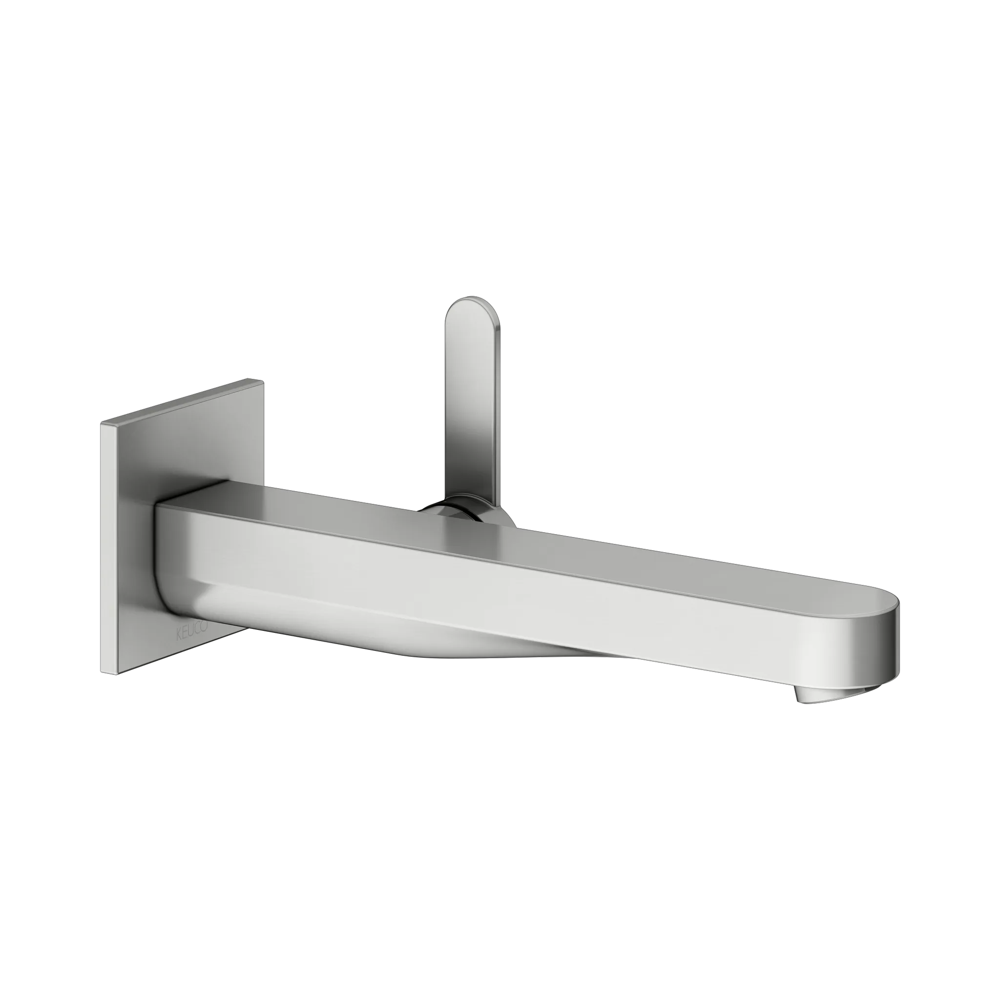 KEUCO IXMO Einhebel-Waschtischmischer Unterputz 1 Loch IXMO Flat für Wandmontage, eckig Ausladung 225 mm/IXMO Flat Edelstahl-finish KEUCO IXMO Einhebel-Waschtischmischer Unterputz 1 Loch IXMO Flat für Wandmontage, eckig Ausladung 225 mm/IXMO Flat Edelstahl-finish