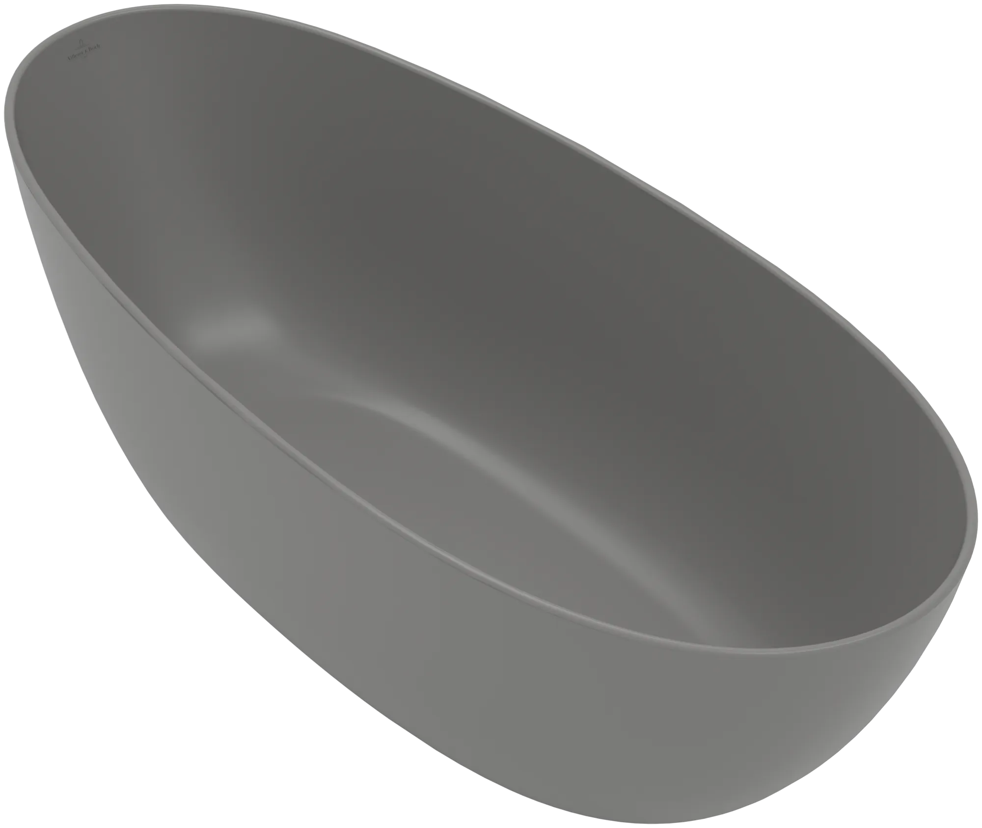 Villeroy & Boch freistehende Badewanne Antao, 1700x750 mm, Höhe 500 mm, Grey