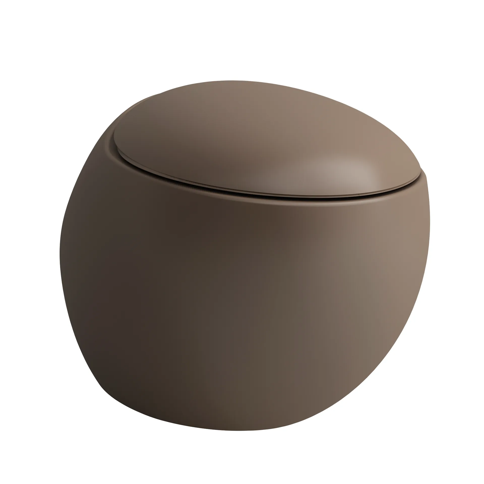 Laufen Wand-Tiefspül-WC „Ilbagnoalessi“ 390 × 355 × 585 mm in Kaffee (matt), Befestigung sichtbar Laufen Wand-Tiefspül-WC „Ilbagnoalessi“ 390 × 355 × 585 mm in Kaffee (matt), Befestigung sichtbar