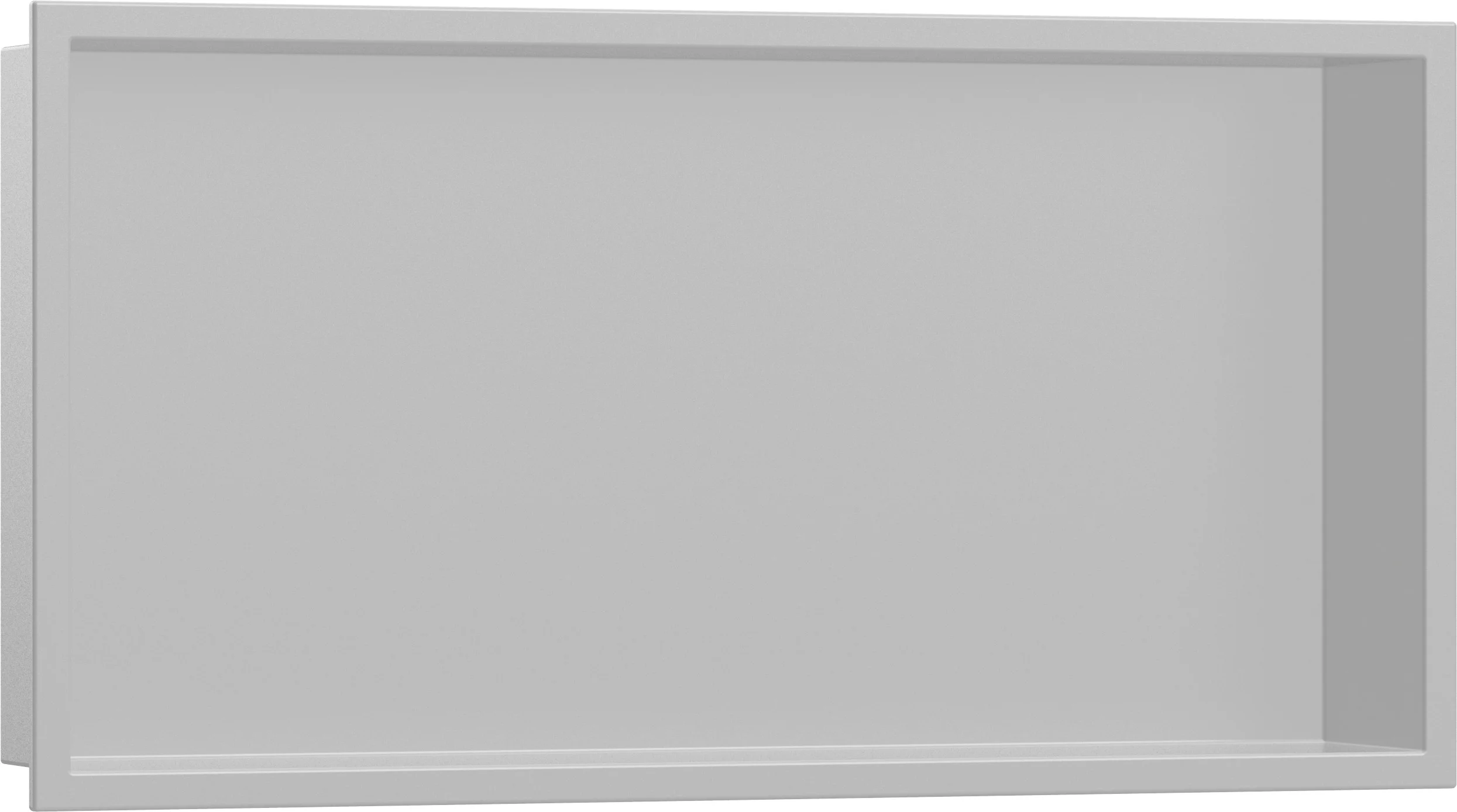 Hansgrohe XtraStoris Original Wandnische mit Rahmen, Betongrau, 300 x 600 x 100 mm, Edelstahl V2A pulverbeschichtet Hansgrohe XtraStoris Original Wandnische mit Rahmen, Betongrau, 300 x 600 x 100 mm, Edelstahl V2A pulverbeschichtet