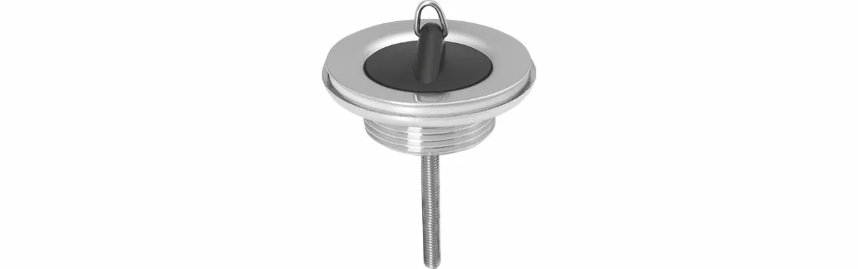 Universalventil 1 1/4″ x D= 63 mm Messing, Sieb poliert schwere Ausführung