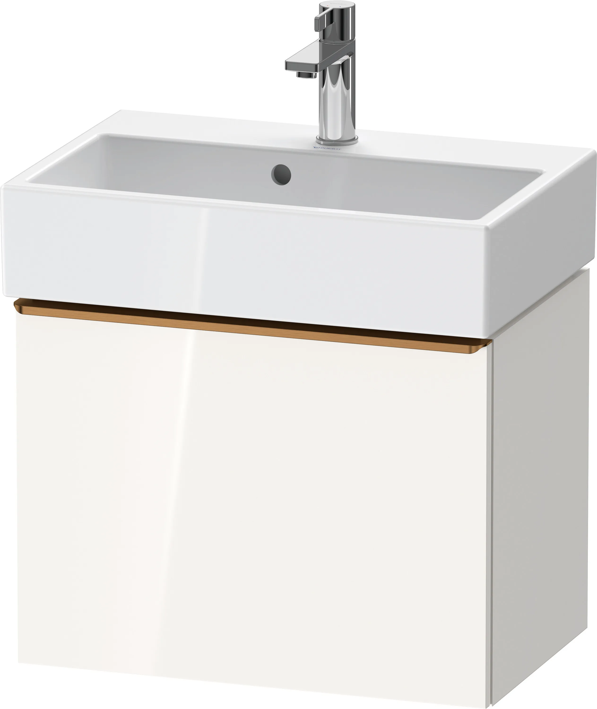 Duravit Waschtischunterschrank wandhängend „D-Neo“ 58,4 × 44 × 37,2 cm Weiß Hochglanz