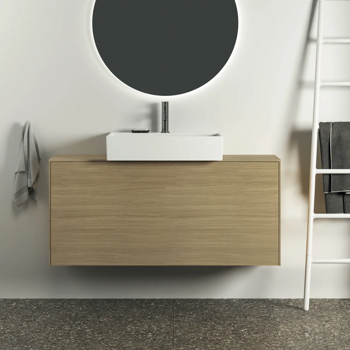 Handtuchhaken Conca, rund, Brushed Gold Handtuchhaken Conca, rund, Brushed Gold