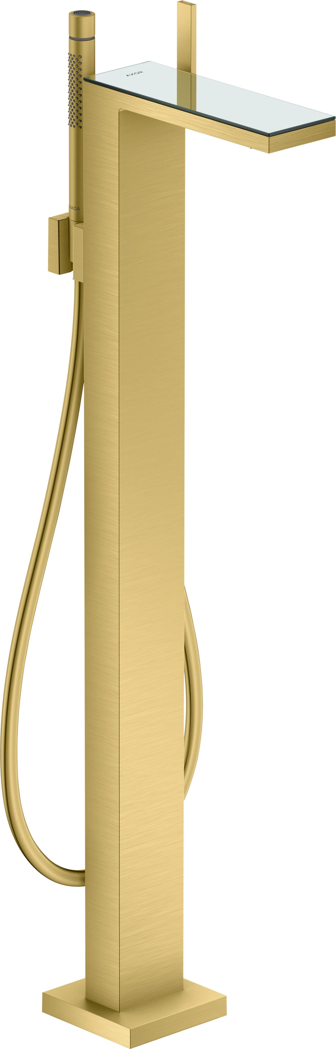 Hansgrohe AXOR MyEdition Platte 245 Glas – abnehmbar, 245 mm Länge