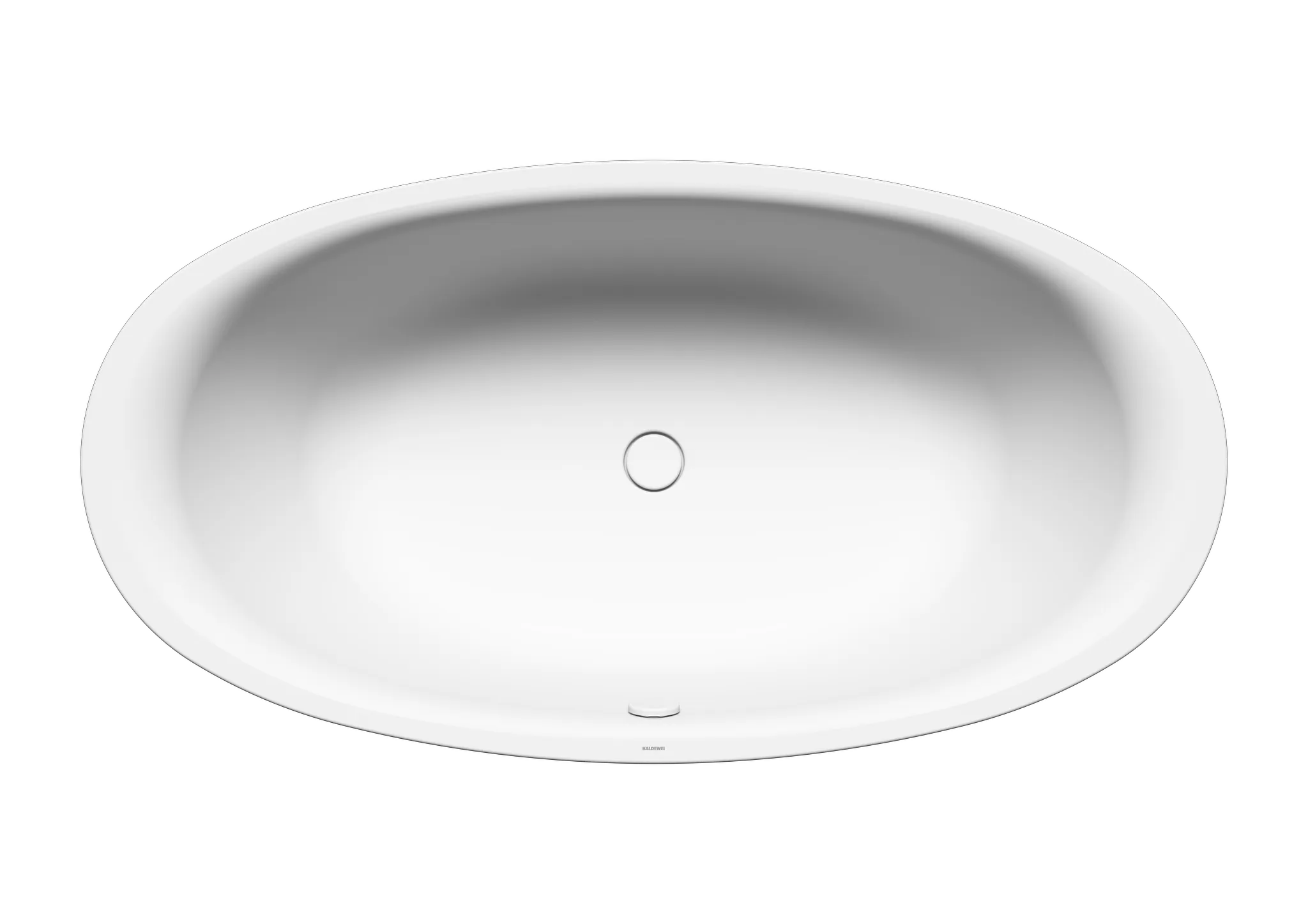 Kaldewei ELLIPSO DUO OVAL Badewanne, oval, 1900 x 1000 mm, alpinweiß matt