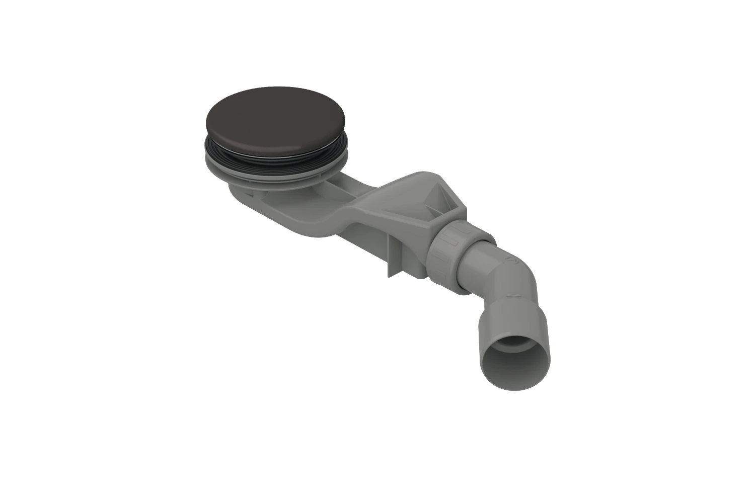 Bette Ablaufgarnitur BetteSolid 30 smoke Antirutsch Pro – seitlicher Ab- und Überlauf für Duschwanne/Duschfläche, 415 x 120 x 48 mm, 0,6 l/s, glasierter Titan-Stahl mit Sieb Bette Ablaufgarnitur BetteSolid 30 smoke Antirutsch Pro – seitlicher Ab- und Überlauf für Duschwanne/Duschfläche, 415 x 120 x 48 mm, 0,6 l/s, glasierter Titan-Stahl mit Sieb